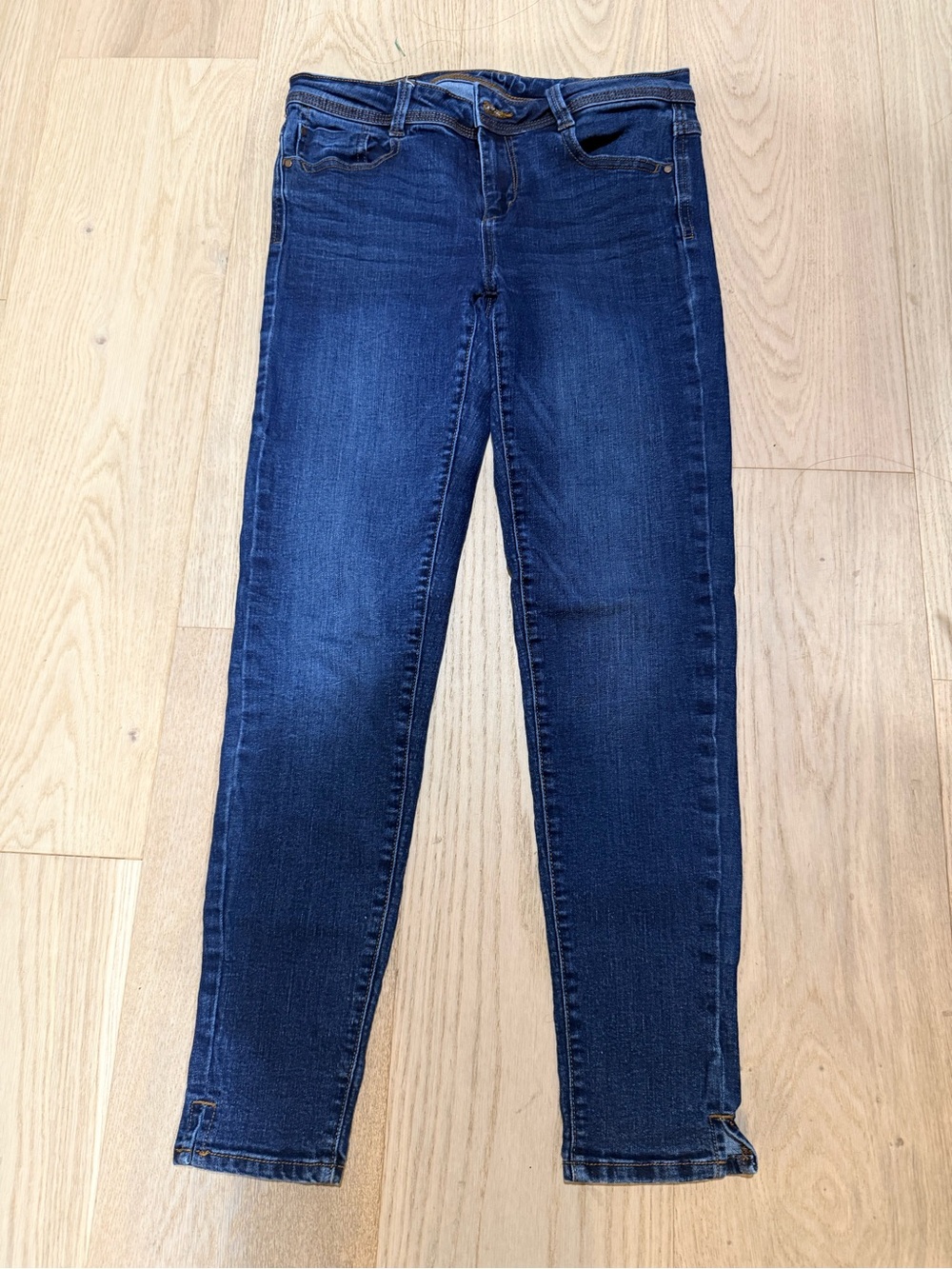 Zara Dark Blue Skinny Jeans